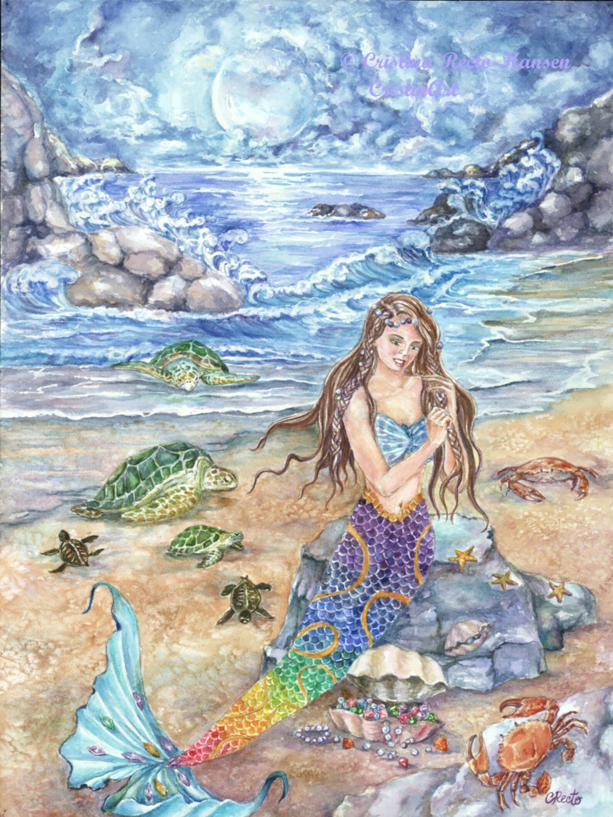 Русалка композиция