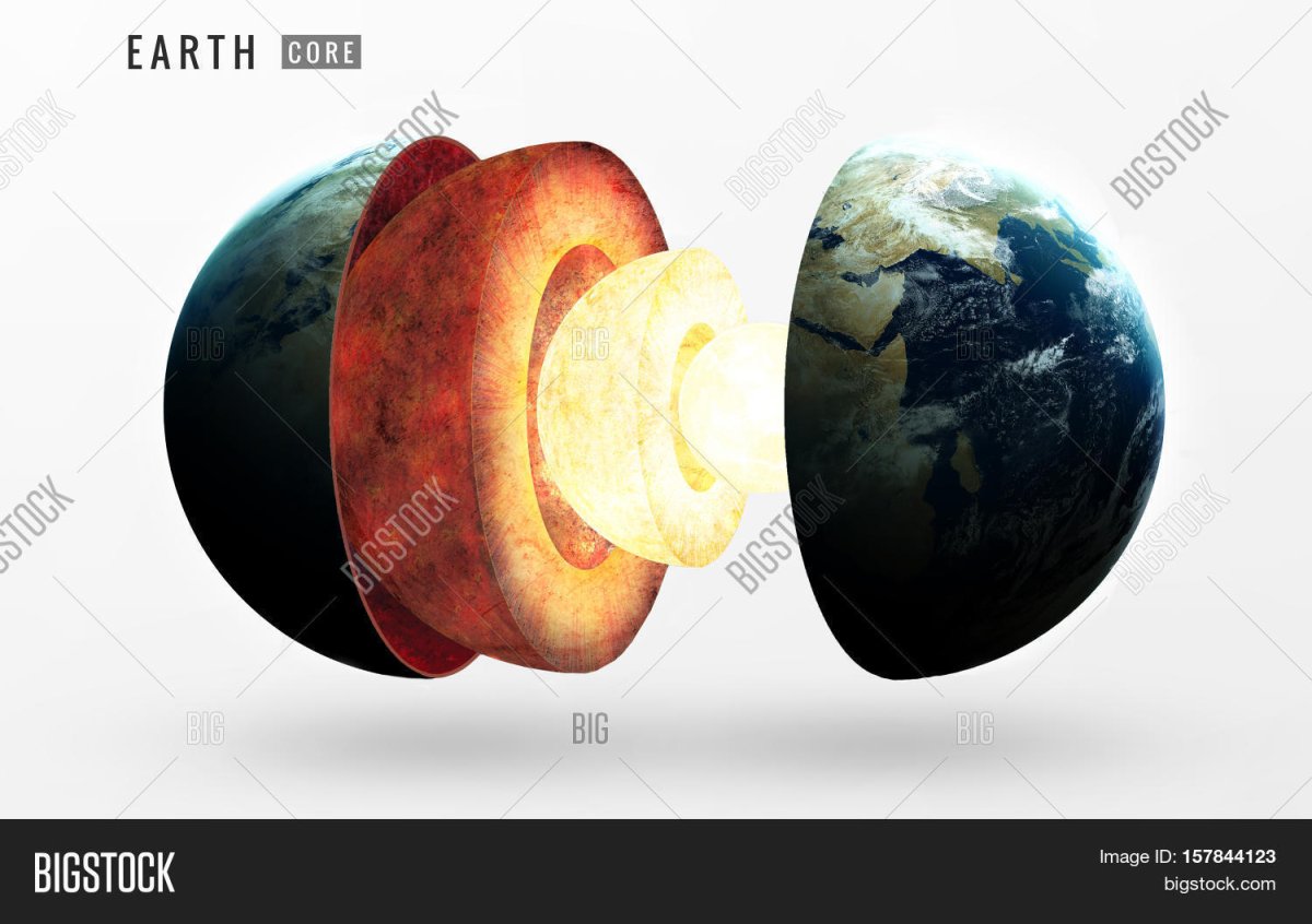 Строение земли около NASA