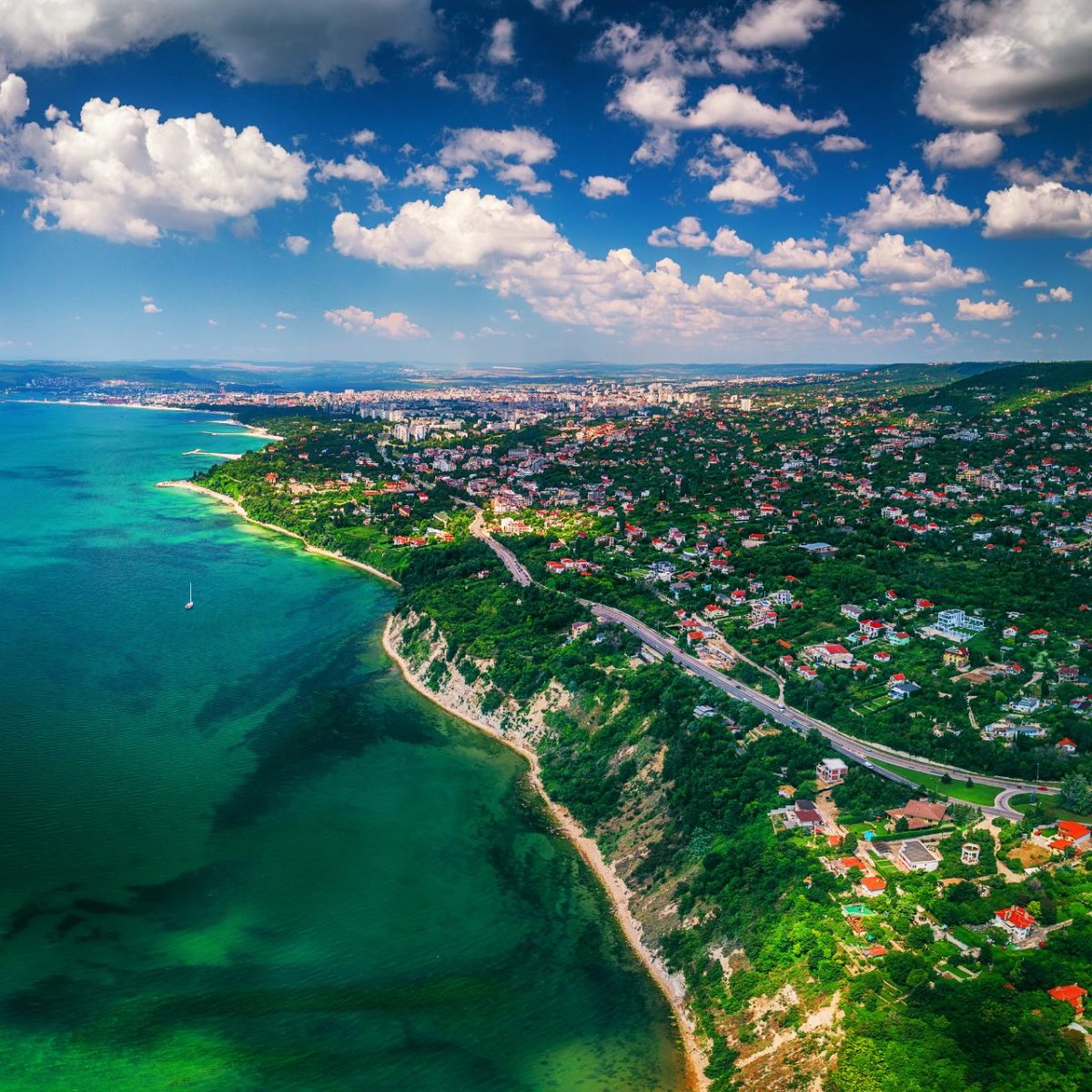 Город Варна на черном море