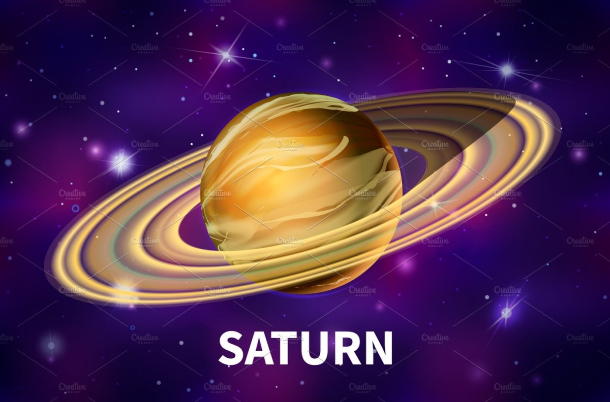 Сатурн картинка для детей