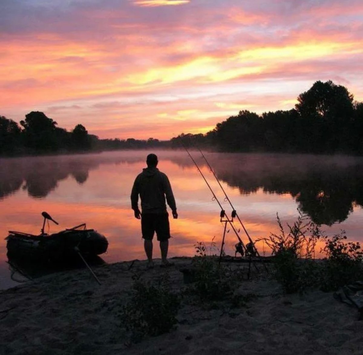 Лето рыбалка