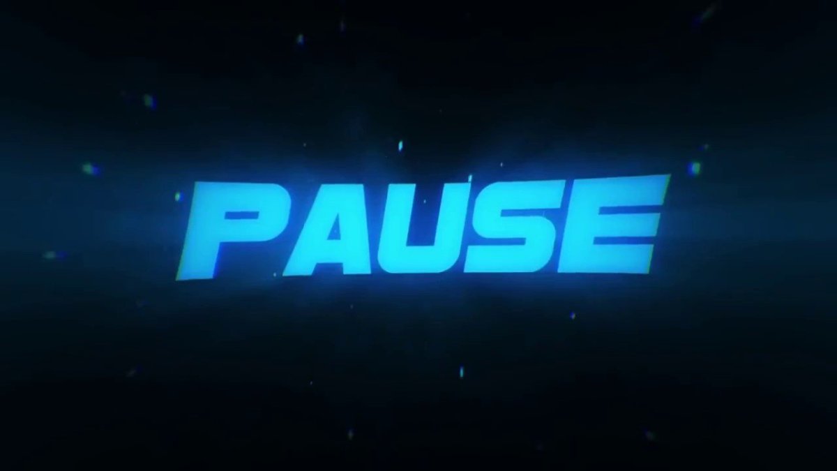 Надпись пауза