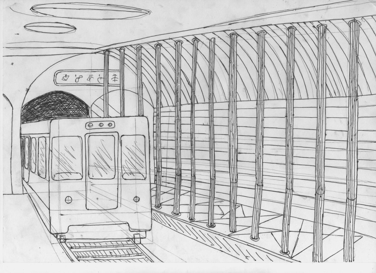 Московское метро картины