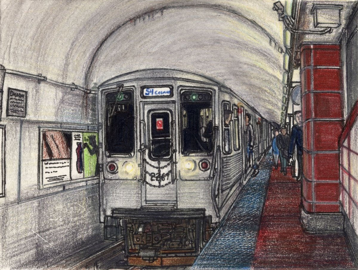 Метро иллюстрация