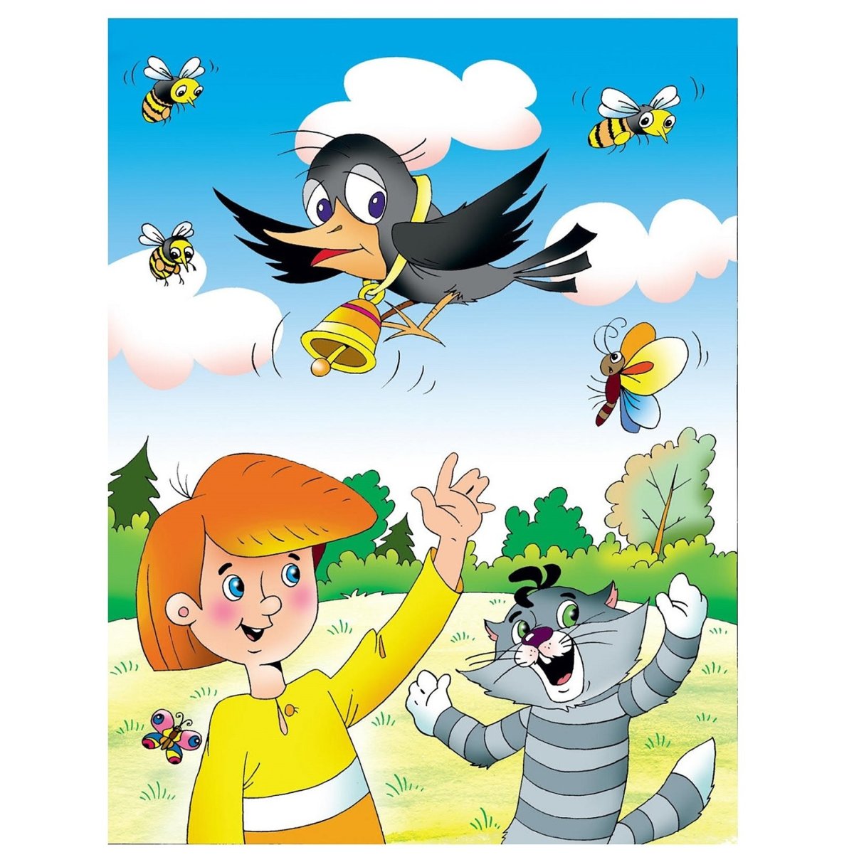 Картинка попугая с Простоквашино