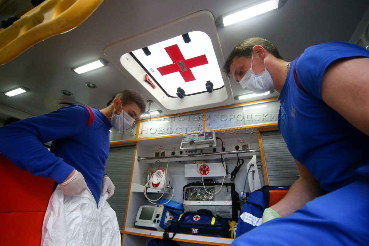 Селфи в машине скорой помощи