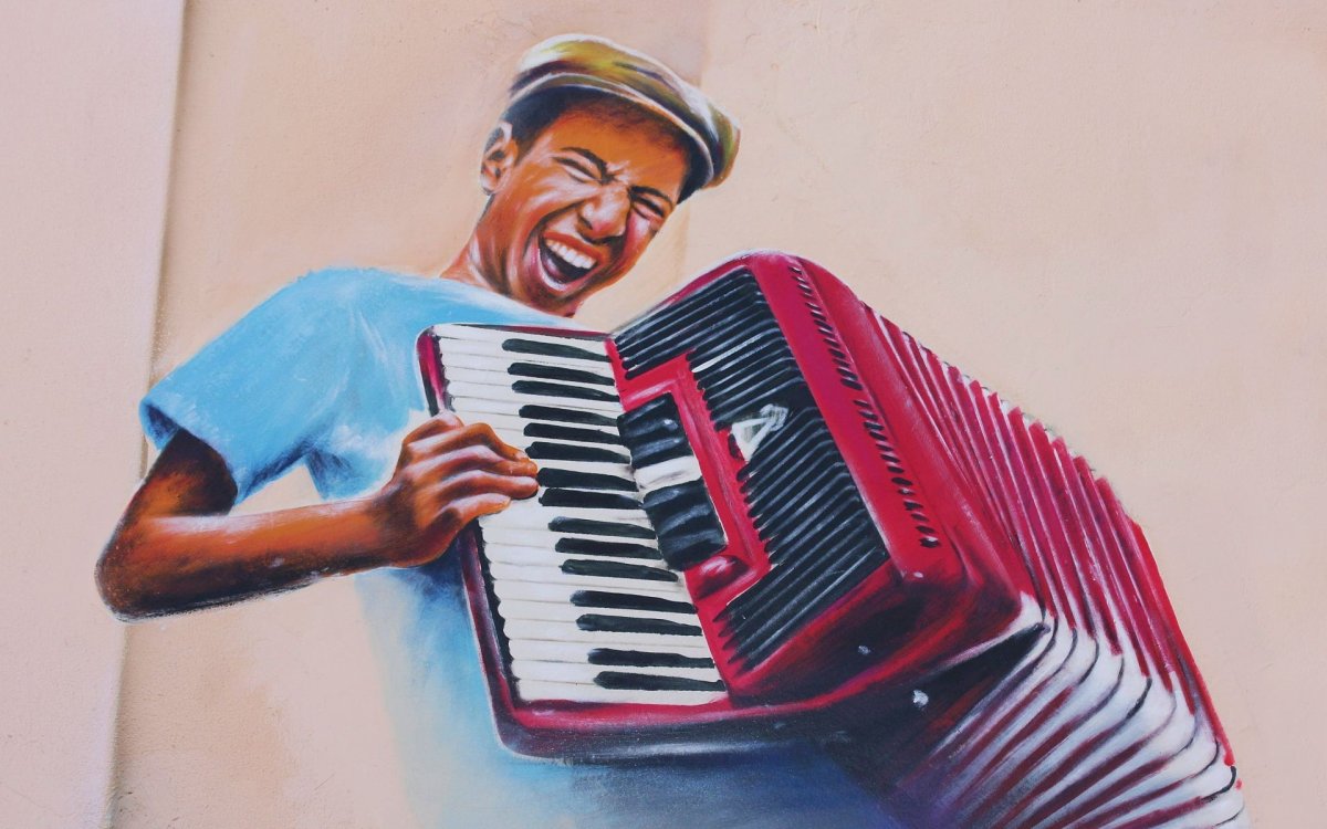 Мужик с гармошкой