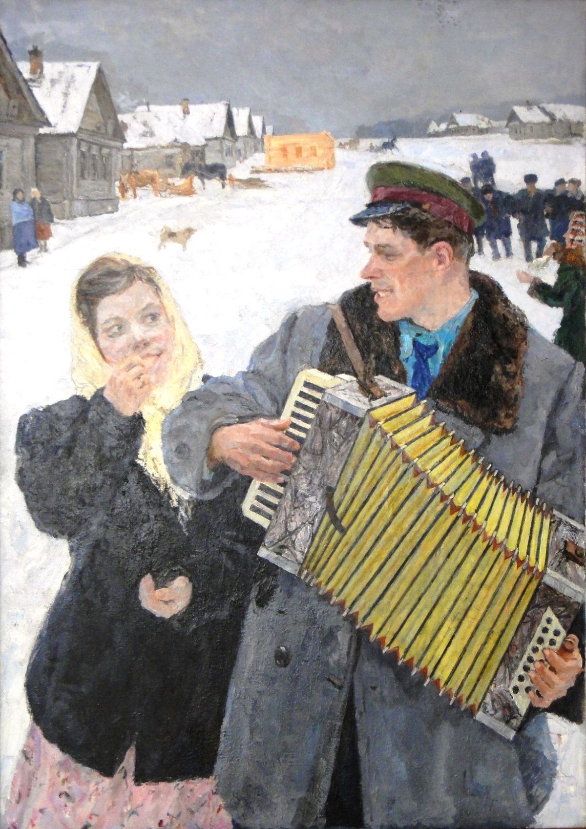 Николай Петрович Богданов-Бельский крестьянка