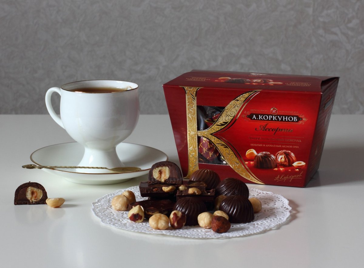 Шоколадные конфеты к чаю