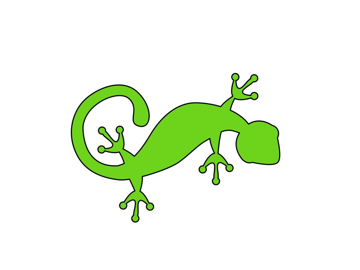 Зеленая ящерка