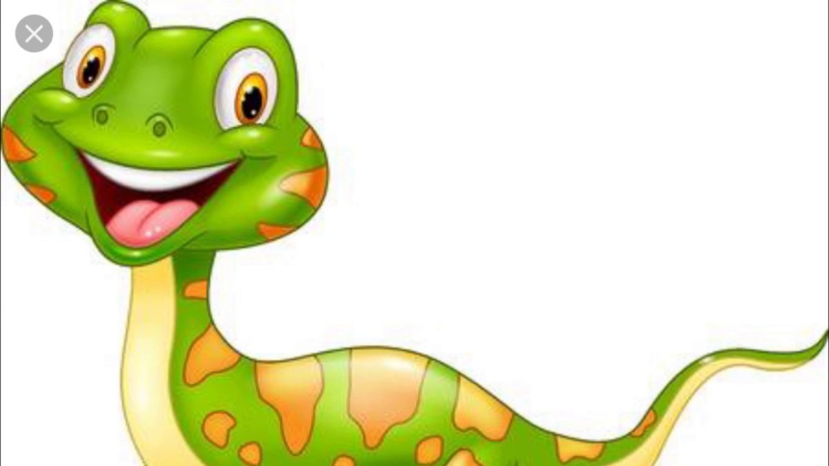 Ящерица мультяшная