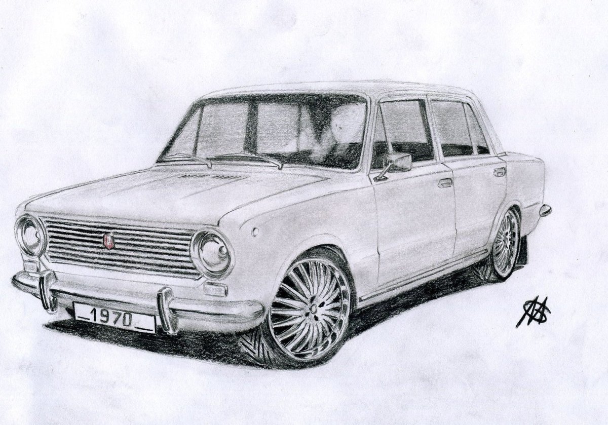 Разукрашки машины ВАЗ 2106