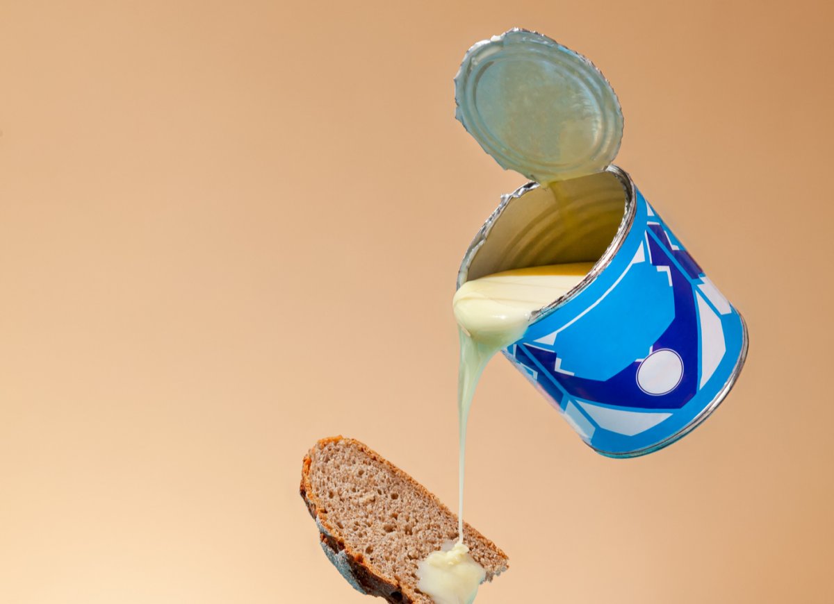 Сгущенка ложкой