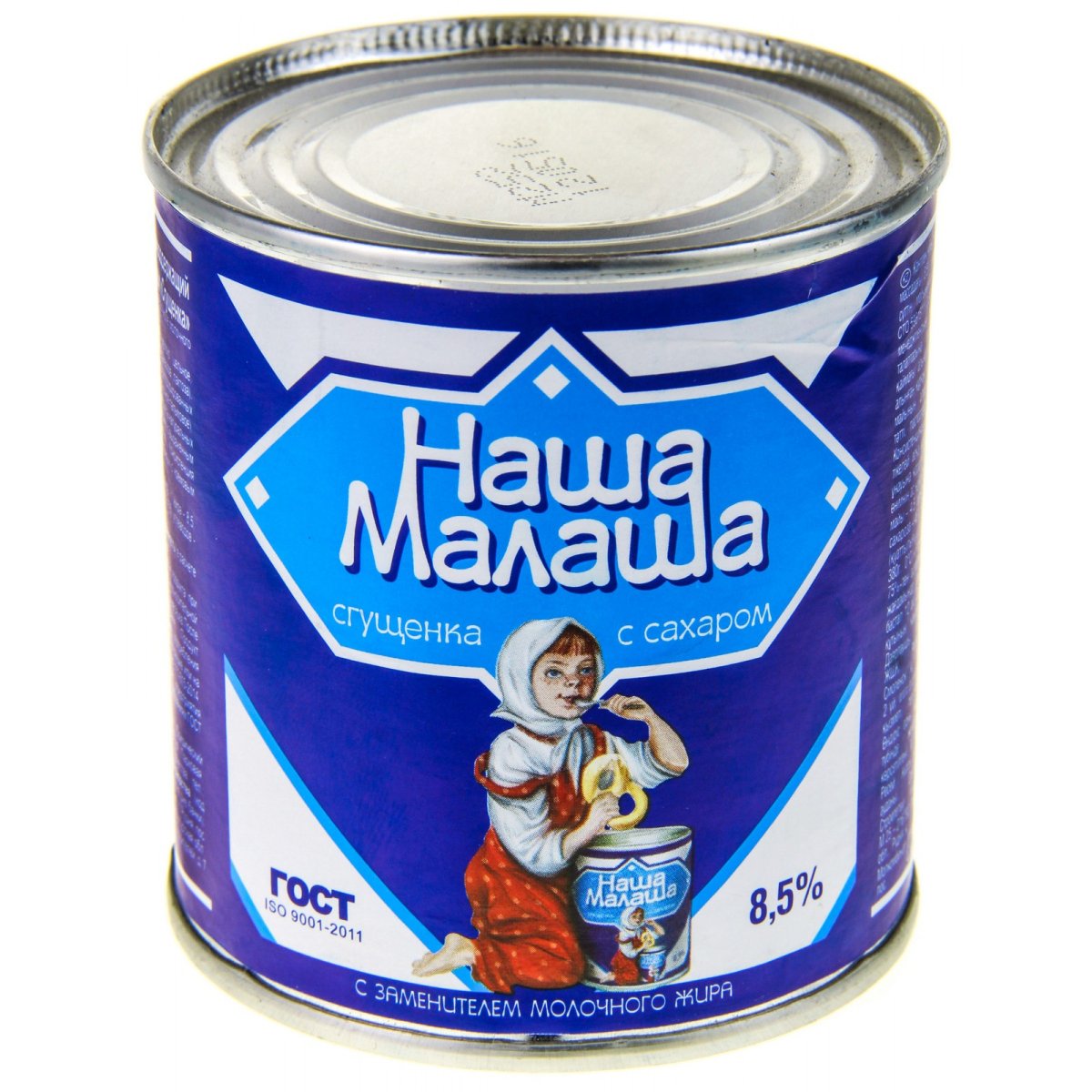 Сгущенка с сахаром ж8.5% ту 380г ж/б Промконсервы