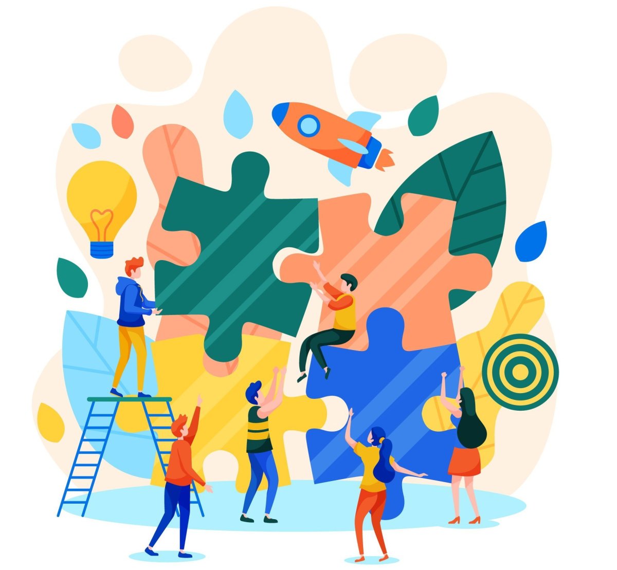 Люди на земном шаре