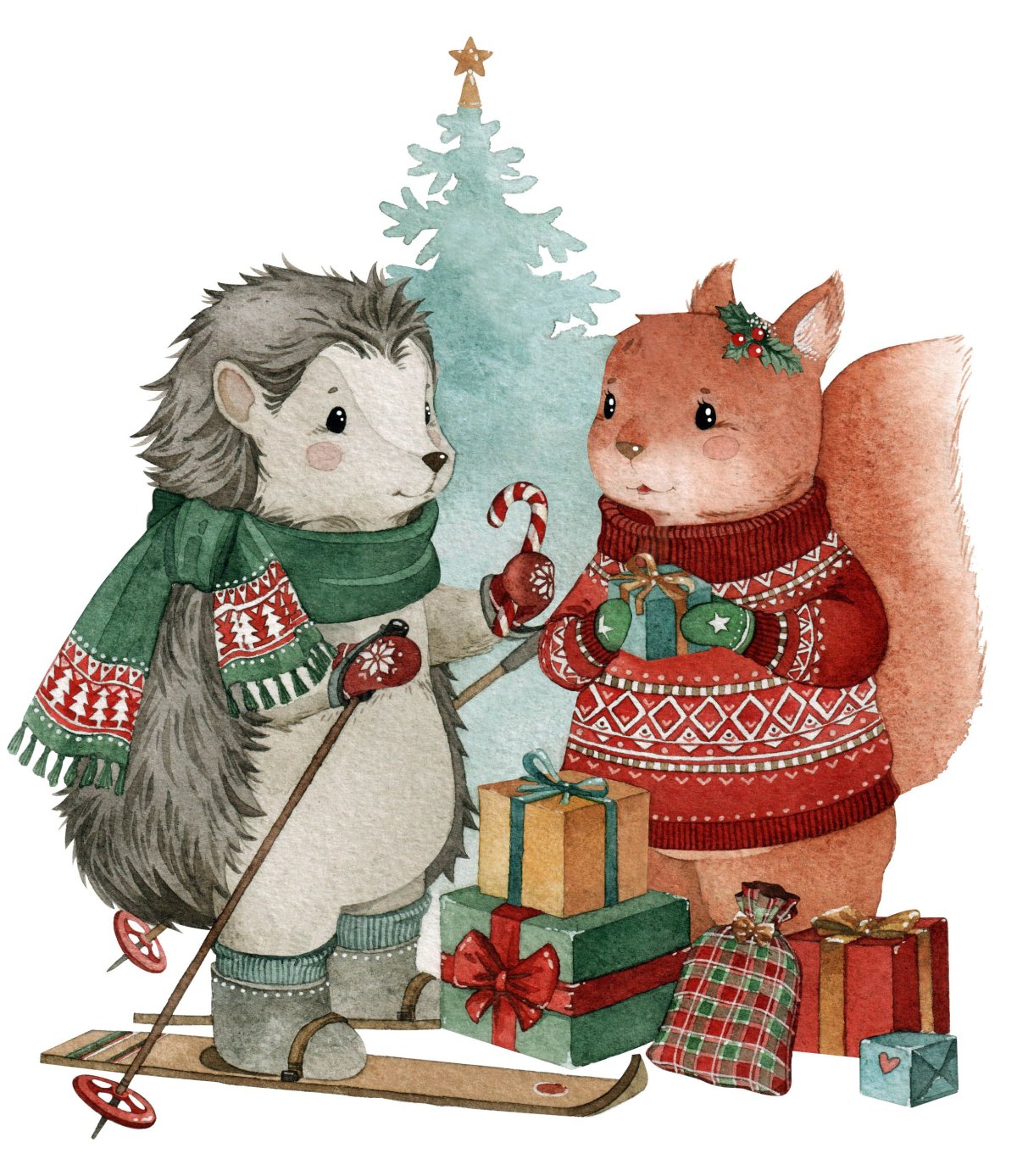 Рождественские иллюстрации