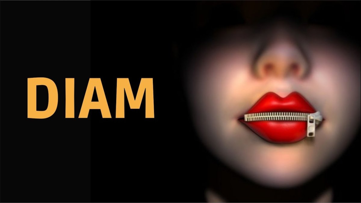 Стикер рот на замке