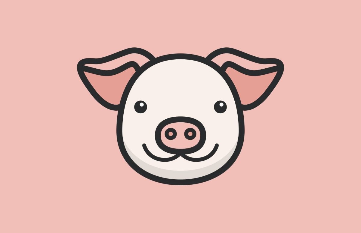 Свинья Минимализм