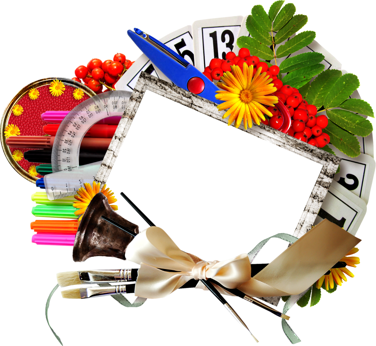 Школьный клипарт на прозрачном фоне