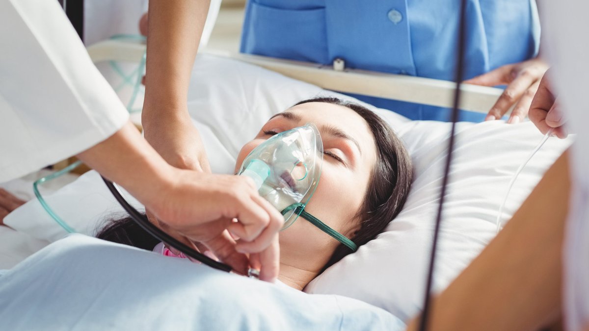 Кислородная маска коронавирус