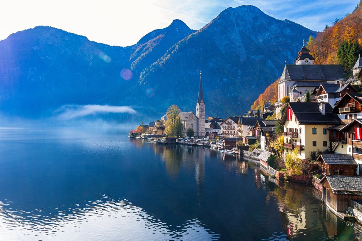 Озеро Зальцкаммергут Австрия