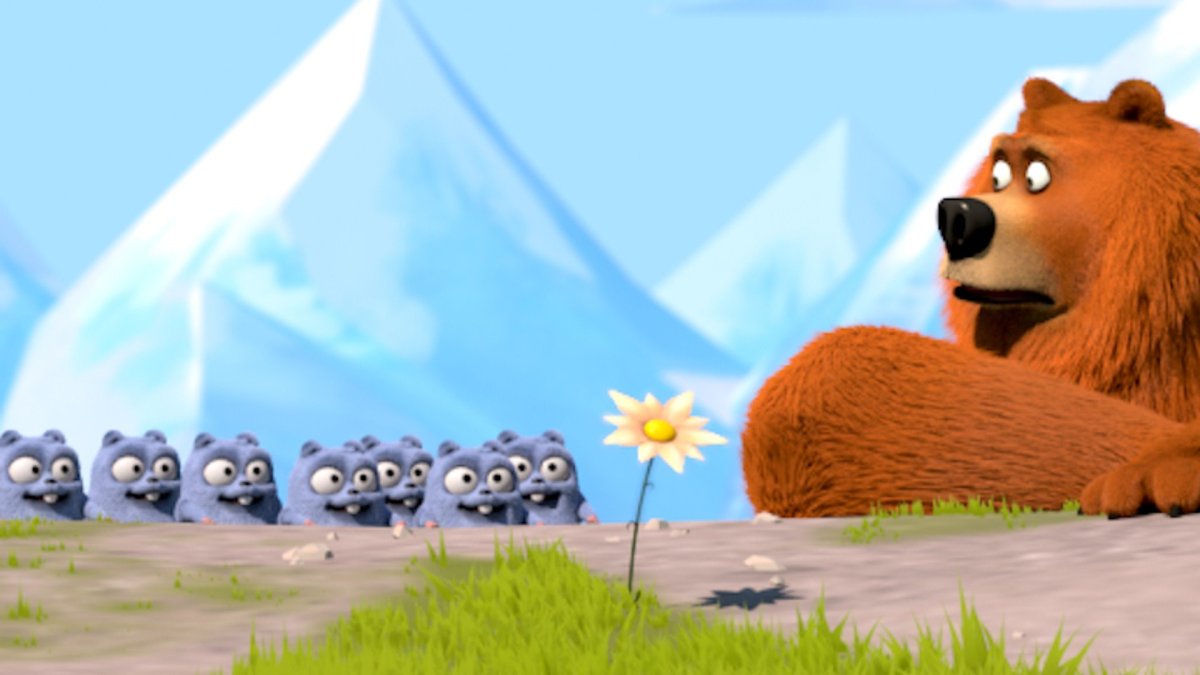 Медведь Гризли и лемминги мультики