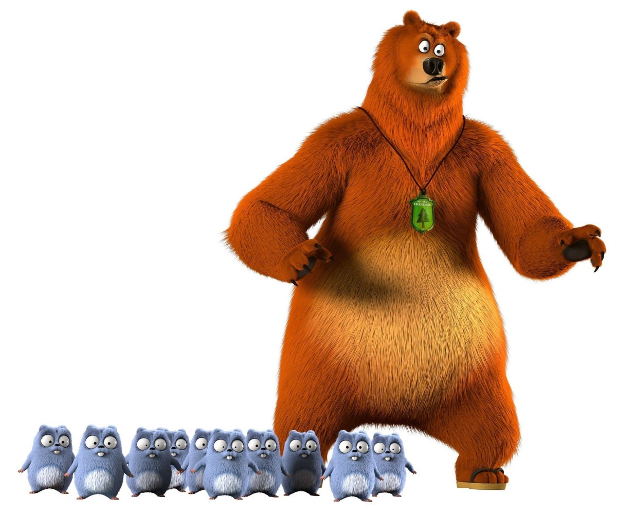 Медведь Гризли и лемминги