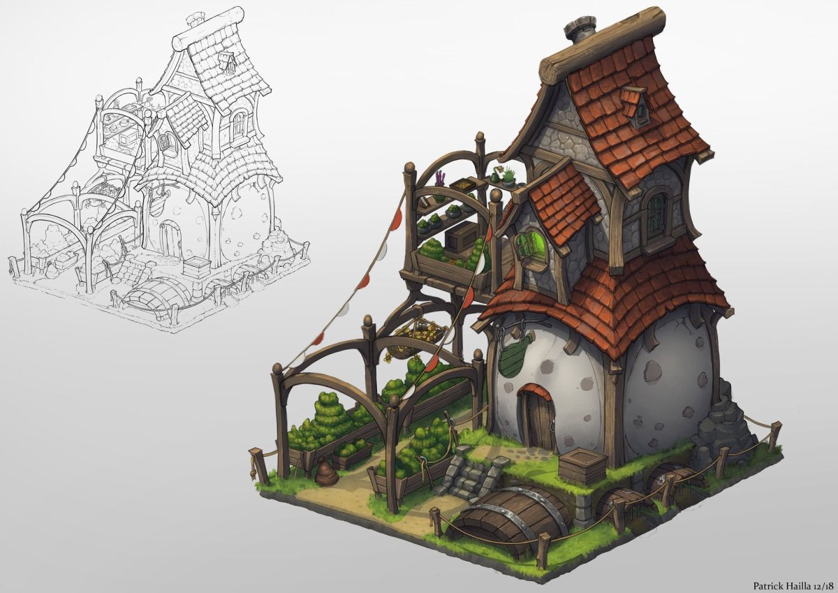 Казуальные домики