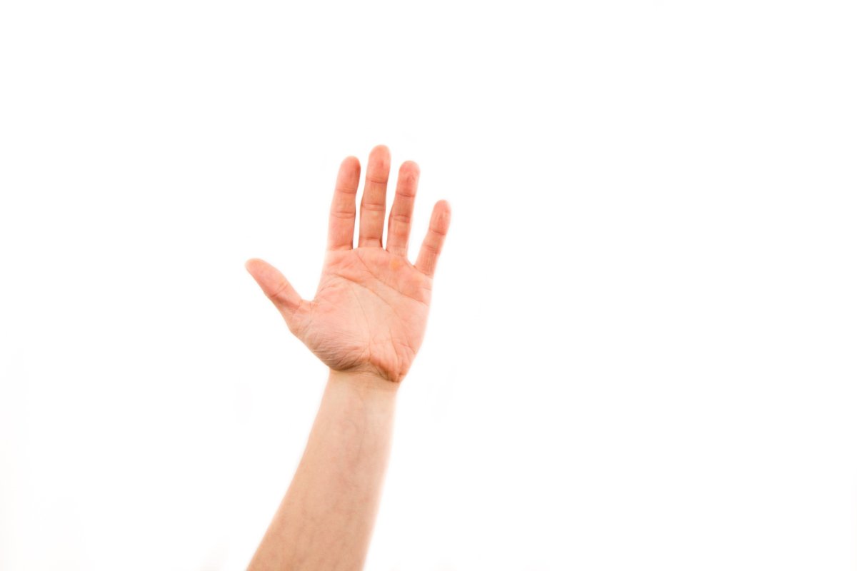 Поднятая рука