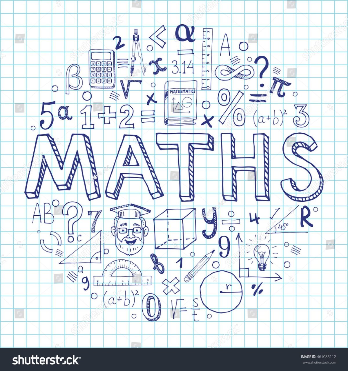 Математические формулы фон