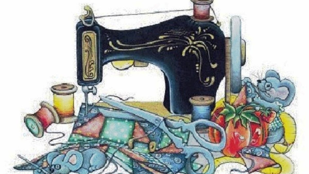 Швейная машинка открытка