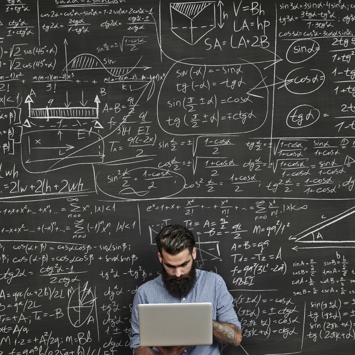 Формулы на доске