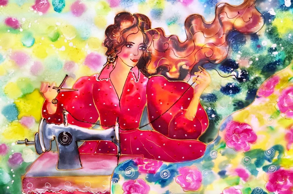 Картина портниха