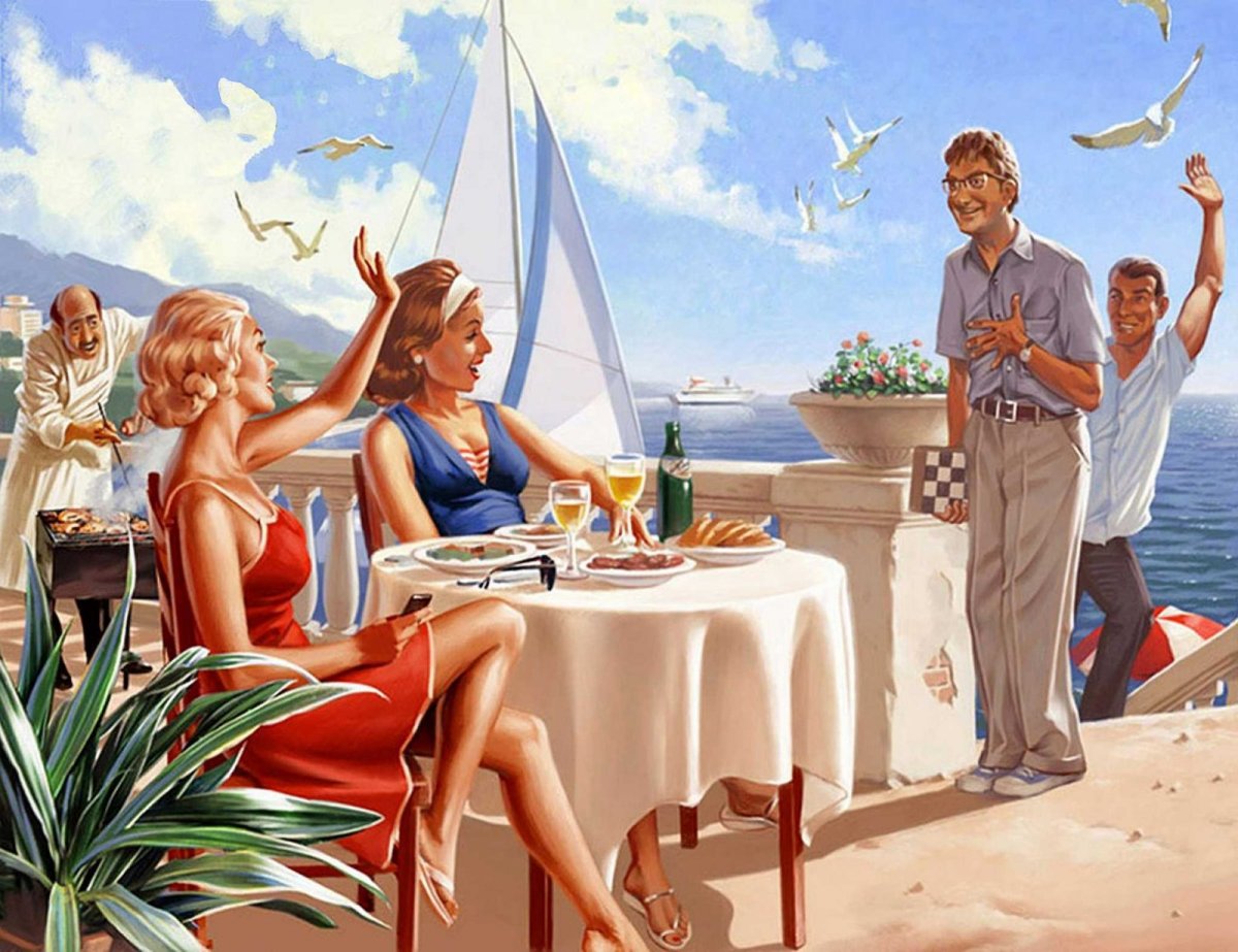 Советский пин ап Валерий Барыкин