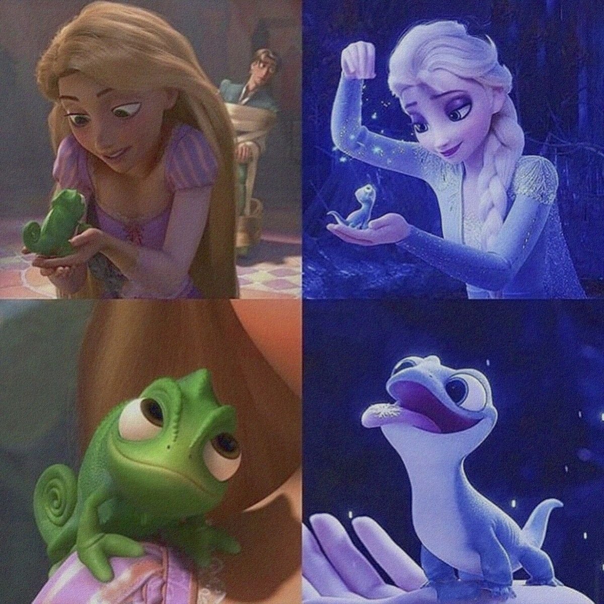 Паскаль и Бруни Холодное сердце