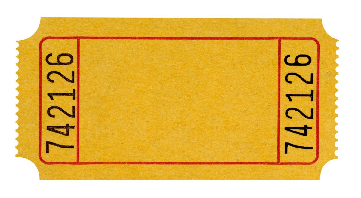 Билет шаблон