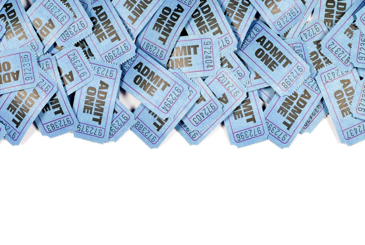 Лотерейный билет вектор