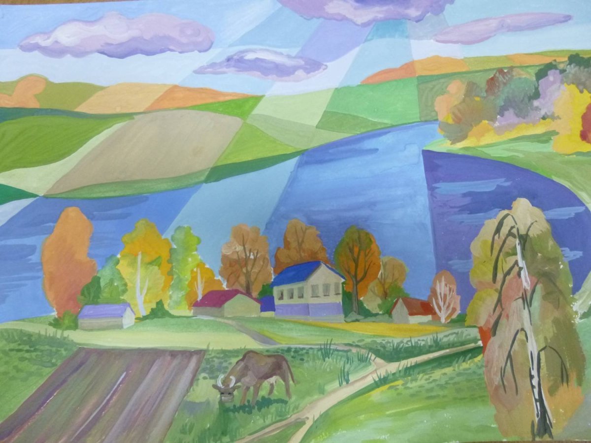 Пейзаж русской земли