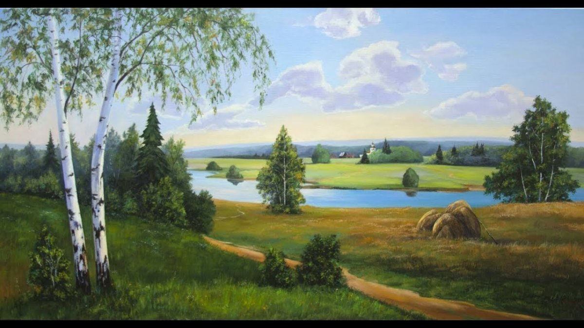 Детские пейзажи природы