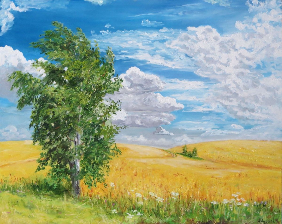 Живопись Ивана Бунина Берёзовая роща