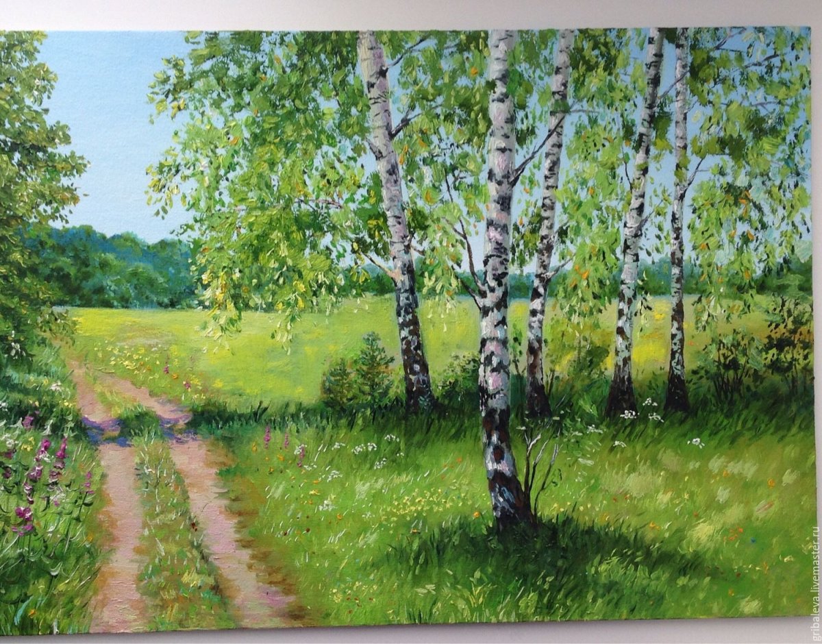 Пейзаж родной земли картинки