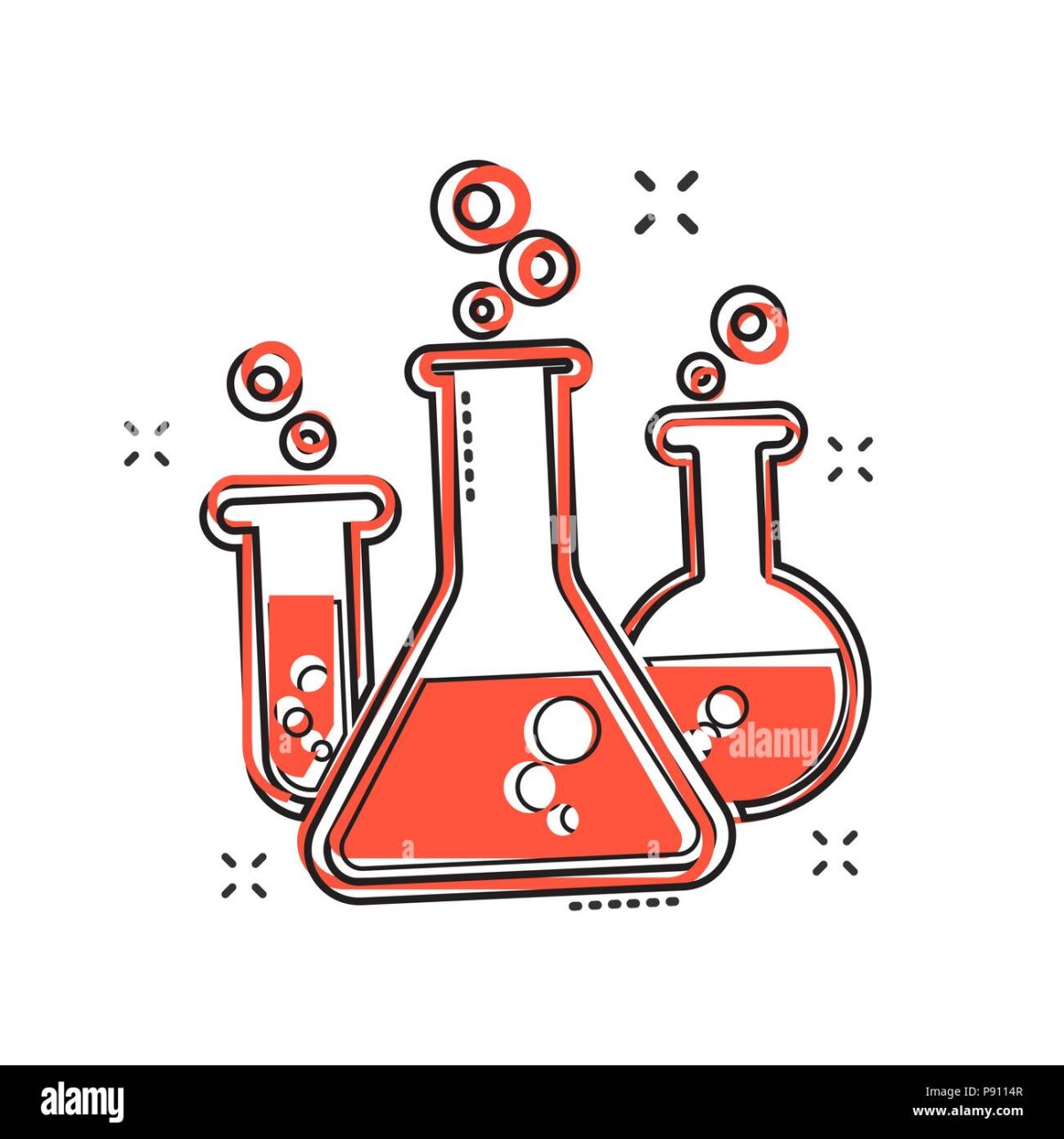 Элементы химии мультяшные