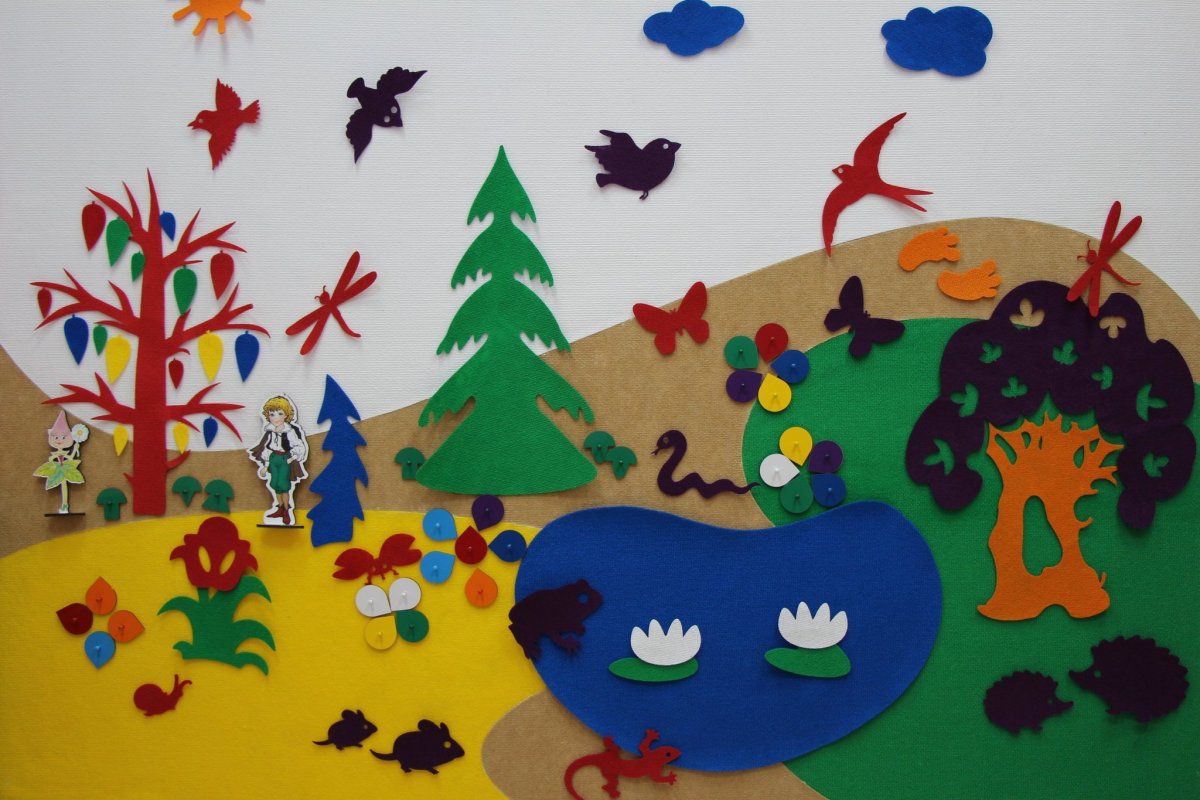 Ковер Воскобовича фиолетовый лес