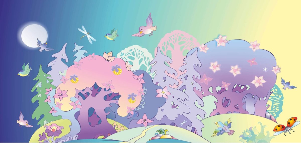 Фиолетовый лес Воскобович