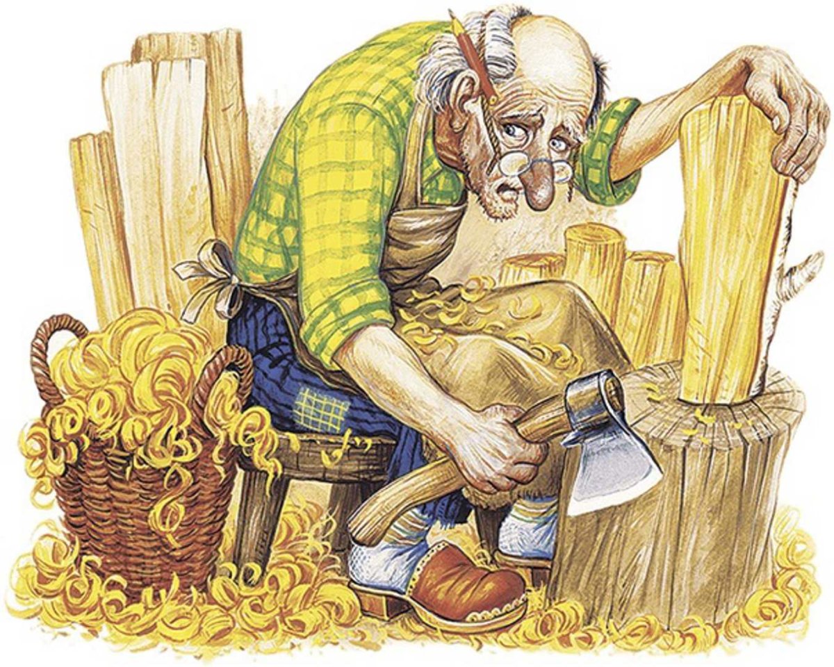 Папа Карло и Пиноккио