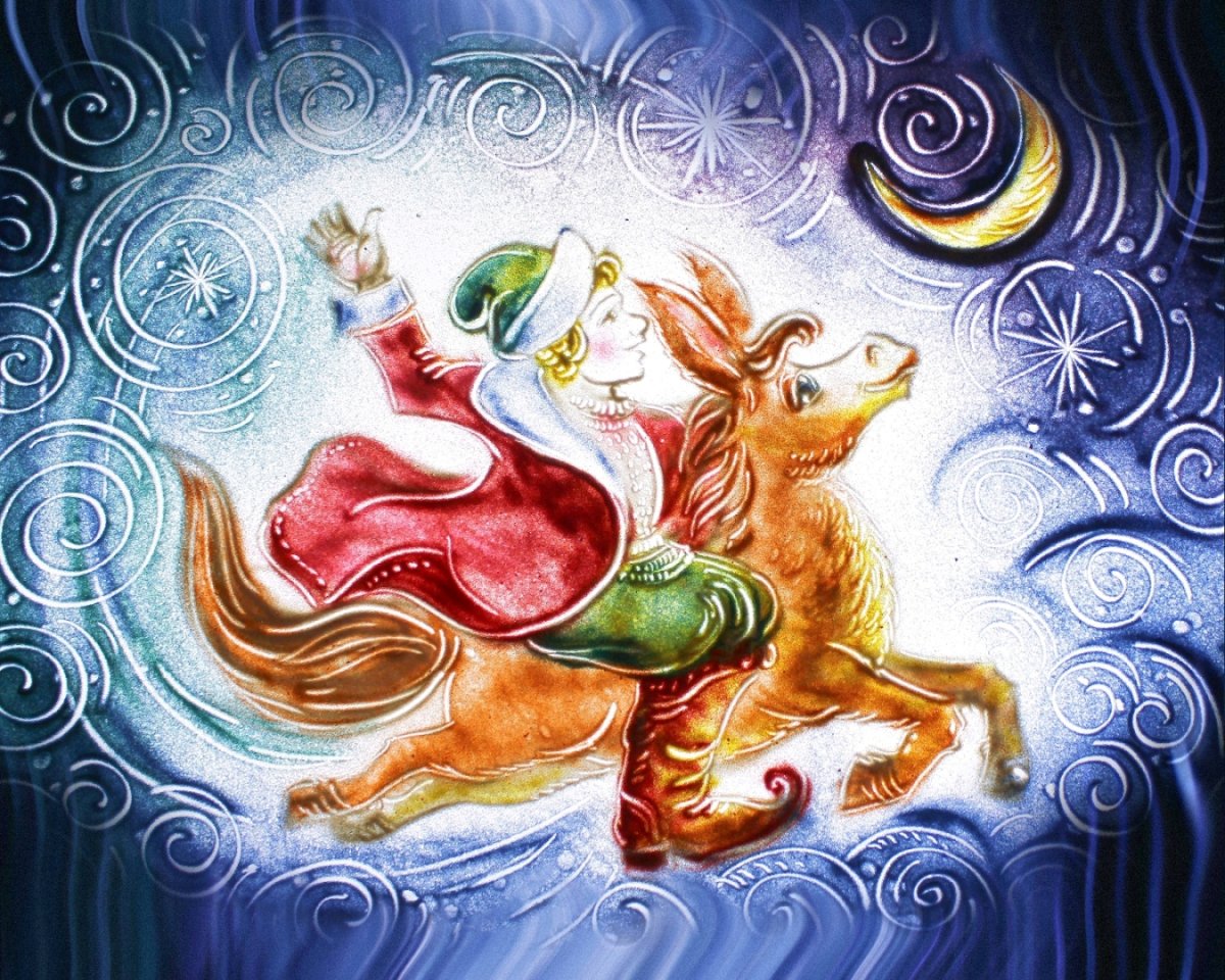 Конёк-горбунок иллюстрации Дмитриева