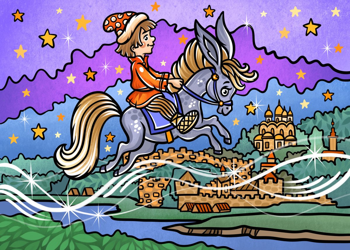 Конек-горбунок мультфильм 1947