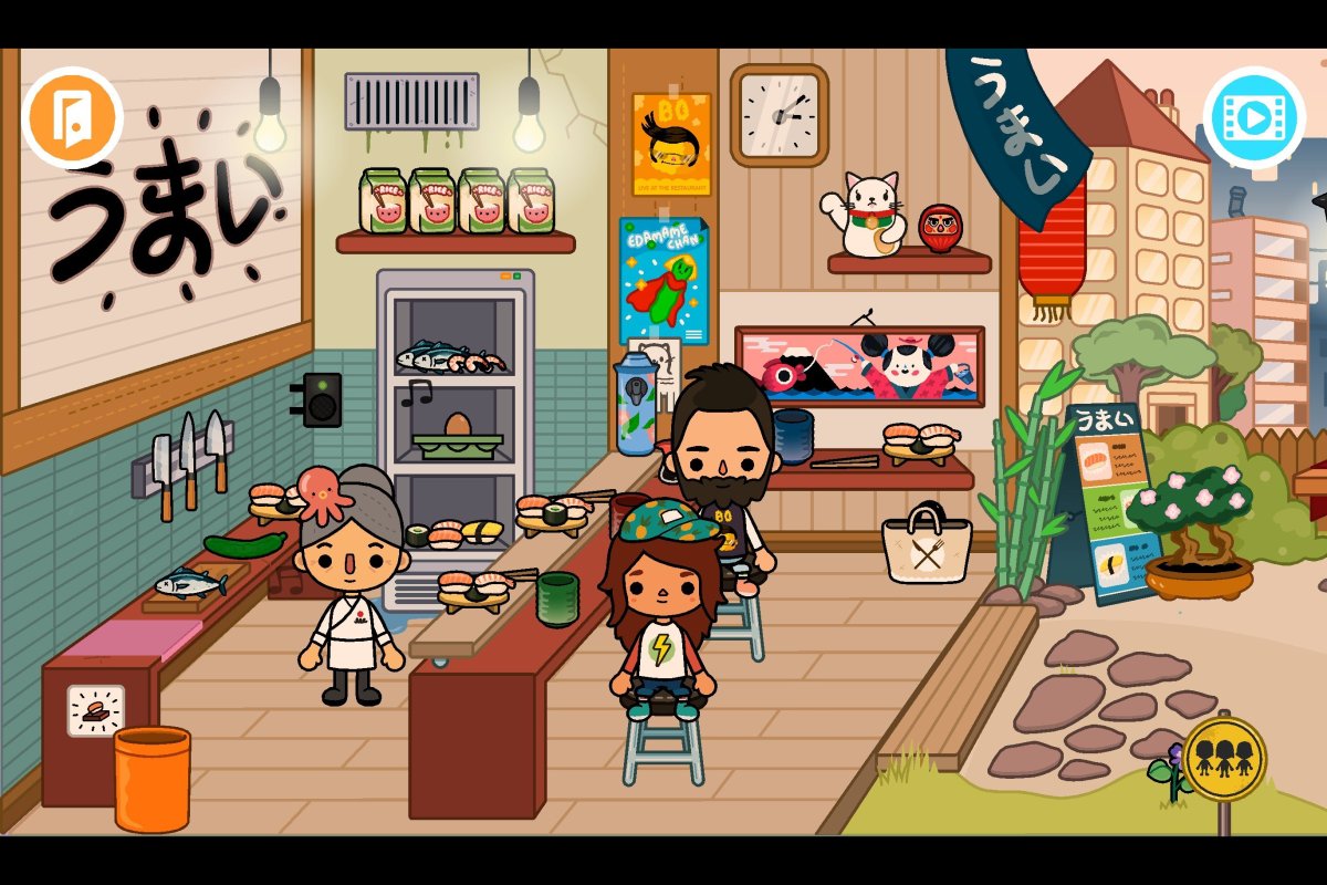 Toca boca Life комната