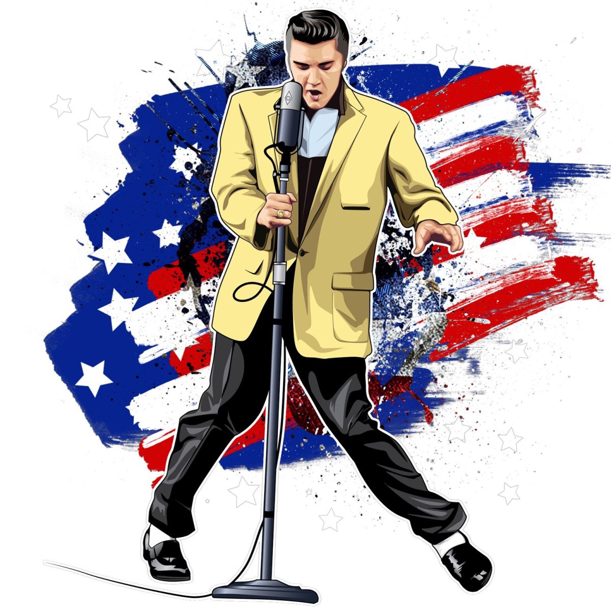 Элвис Пресли вектор