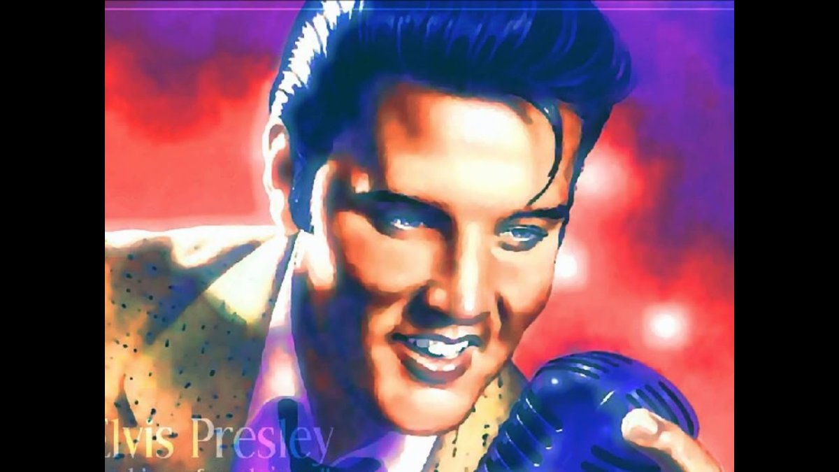 Марка с изображением Элвиса Пресли